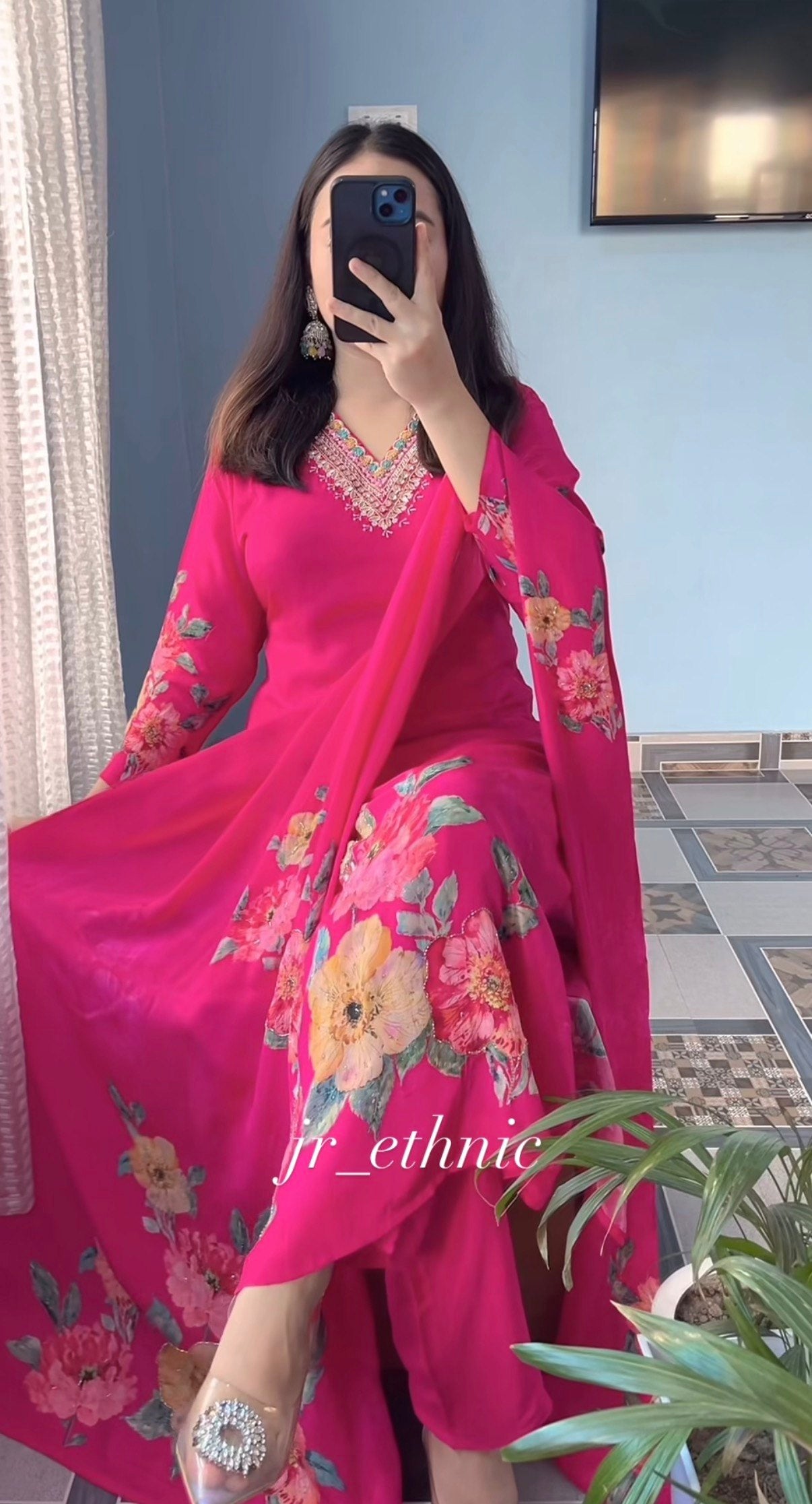 Premium Floral HAND WORKS KitKat Silk Collection