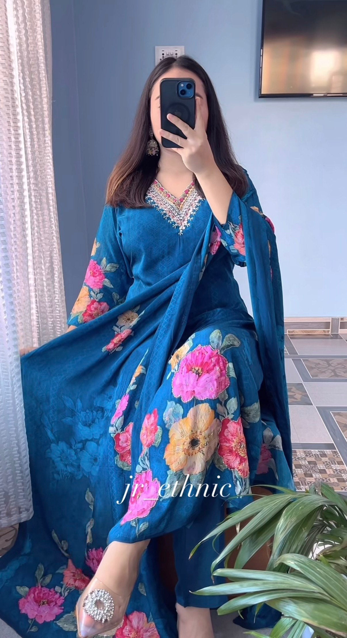 Premium Floral HAND WORKS  KitKat Silk Collection