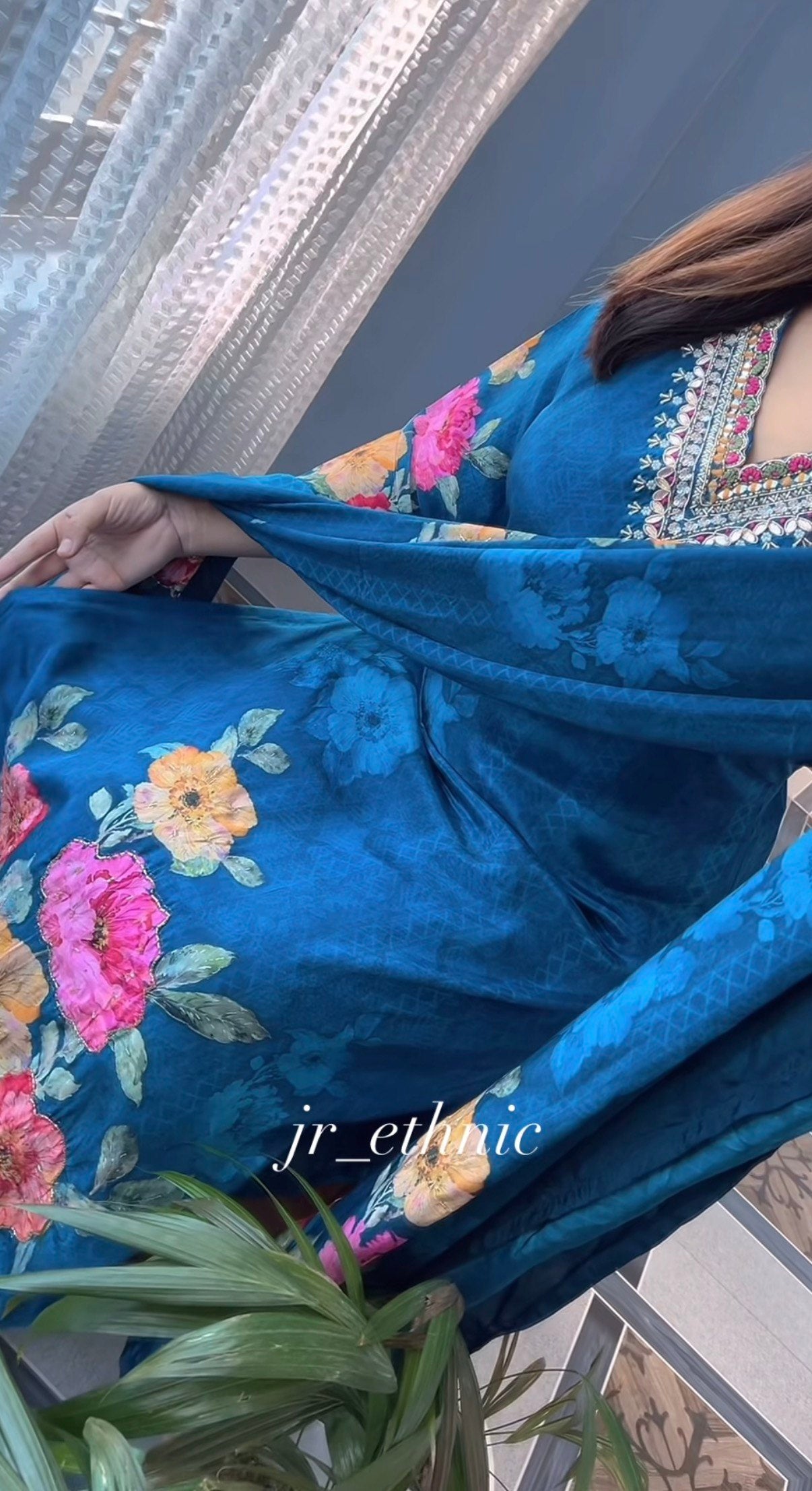 Premium Floral HAND WORKS  KitKat Silk Collection